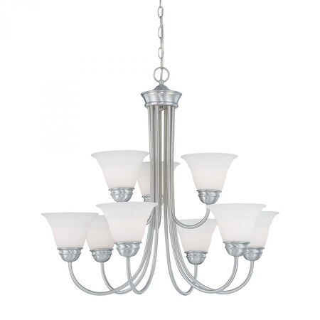 Thomas Bella 9-Light Chandelier in Brushed Nickel SL805278